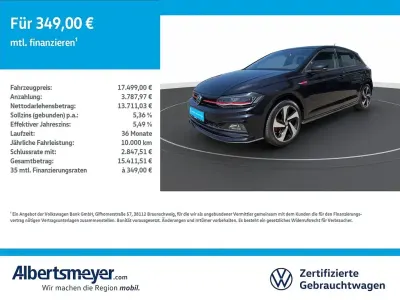 Gebraucht VW Polo GTI 200 PS (147 kW) 2019 Schwarz Kleinwagen