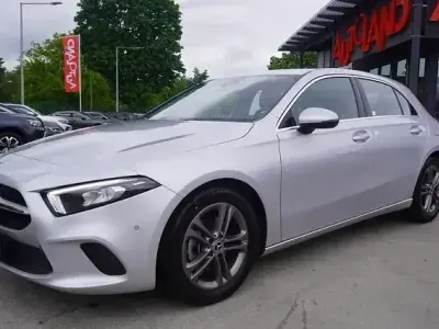 Brugt Mercedes A200 Progressive 163 HK (119 kW) 2019 Sølv Sedan