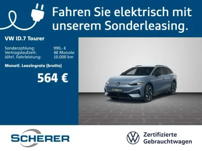 Brugt VW ID.7 IQ Drive 210 kW (286 HK) 2025 Blå Stationcar