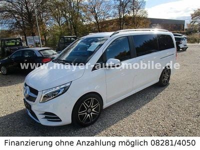Weiß Gebraucht 2019 Mercedes V300 AMG line Van / Kleinbus | 48.990 € (Teuer)