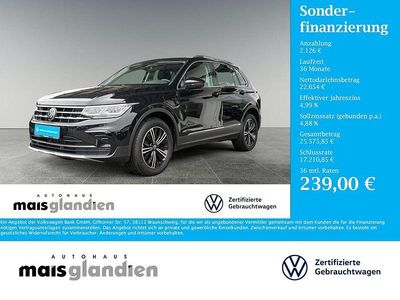 Gebraucht VW Tiguan Elegance 245 PS (180 kW) 2022 Deep black perleffekt SUV