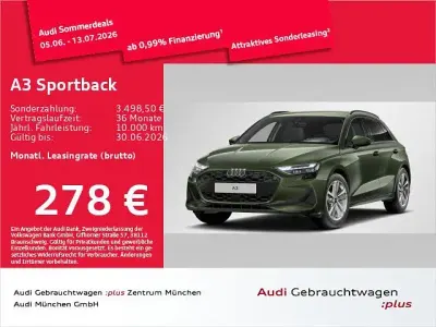 Używany Audi A3 Sport 204 KM (150 kW) 2025 Zielony Sedan/Limuzyna