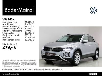 gebraucht VW T-Roc 1.5 TSI Life LED Carplay Alu PDC DAB