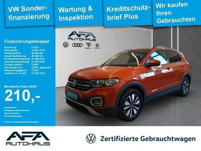 Orange Gebraucht 2023 VW T-Cross Move SUV | 22.202 € (Guter Preis)