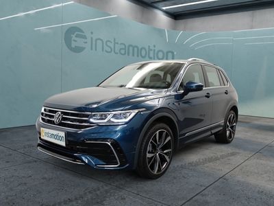 gebraucht VW Tiguan eHybrid R-Line 20 DIGITAL COCKPIT PRO AHK NAVI PANO HEAD-UP AREA-VIEW LEDER DCC ACC DAB 5-J-GARANTIE