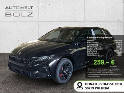 Nuova Skoda Octavia RS 265 CV (194 kW) 2026 Nero Station wagon