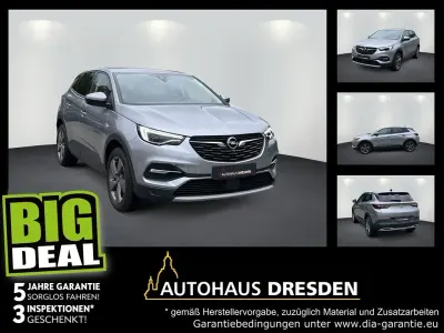 Gebraucht Opel Grandland X Elegance 131 PS (96 kW) 2021 Kontrast grau/quarz silber SUV