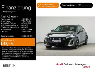 Gebraucht Audi A5 Edition .1 204 PS (150 kW) 2025 Mythosschwarz metallic Kombi