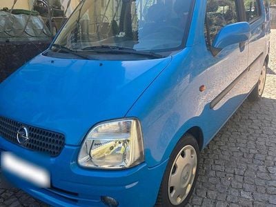 Gebraucht Opel Agila 79 PS (58 kW) 2002 Blau Van / Kleinbus
