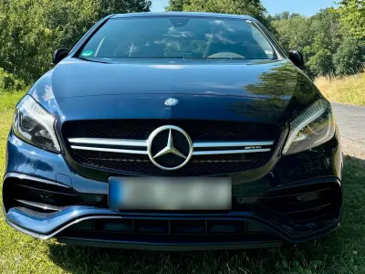 Gebraucht Mercedes A45 AMG AMG 381 PS (280 kW) 2016 Blau Kleinwagen
