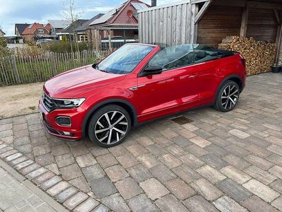 Usata VW T-Roc Cabriolet R-line 150 CV (110 kW) 2020 Rosso Cabrio