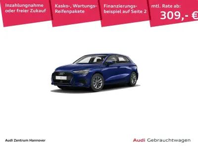 Gebraucht Audi A3 Design 150 PS (110 kW) 2020 Navarrablau metallic (metallic) Limousine