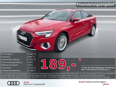 Gebraucht Audi A3 Advanced Plus 110 PS (80 kW) 2023 Tangorot metallic Limousine