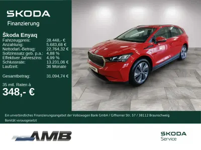 Używany Skoda Enyaq iV Loft 131 kW (179 KM) 2023 Czerwony SUV