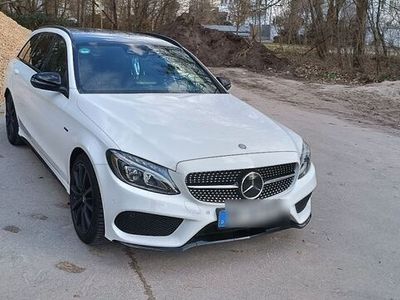 gebraucht Mercedes C450 AMG 4MATIC T Autom. AMG Burm,Night,