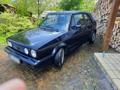 Gebraucht VW Golf Cabriolet 98 PS (72 kW) 1990 Schwarz Cabrio