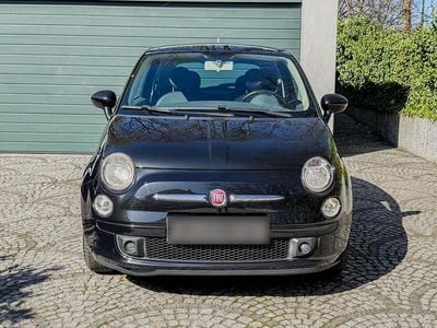 Second-hand Fiat 500 69 CP (50 kW) 2008 Negru Hatchback