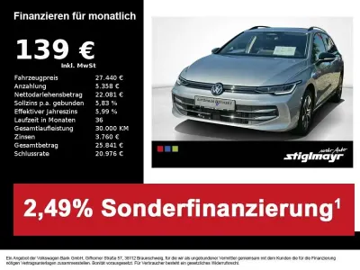 Gebraucht VW Golf VIII 116 PS (85 kW) 2025 Oyster silver metallic Kombi