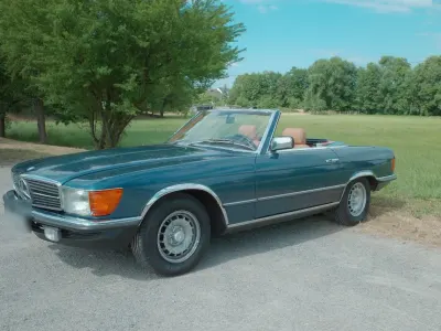 Gebraucht Mercedes SL280 185 PS (136 kW) 1983 Blau Cabrio