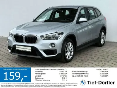Gebraucht BMW X1 Advantage 140 PS (102 kW) 2018 Glaciersilber metallic SUV