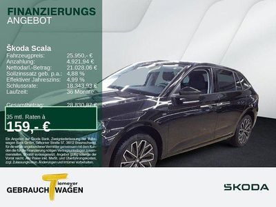 Gebraucht Skoda Scala Tour 150 PS (110 kW) 2025 Schwarz Kleinwagen