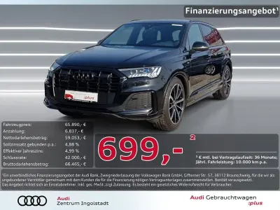 Używany Audi Q7 S-Line 286 KM (210 kW) 2023 Czarny SUV