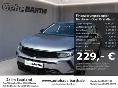Gebraucht Opel Grandland X GS Line 131 PS (96 kW) 2024 Quarzsilber (metallic) SUV