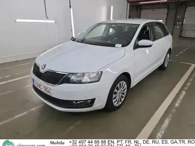 Gebraucht Skoda Rapid Ambition 95 PS (69 kW) 2018 Weiß Kleinwagen