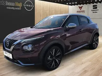 Gebraucht Nissan Juke 360º 114 PS (83 kW) 2021 Burgundy (metallic) SUV