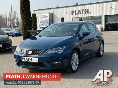 Usata Seat Leon XCELLENCE 150 CV (110 kW) 2017 Blu Berlina