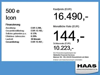 Begagnad Fiat 500e Icon 86 kW (118 HK) 2023 Grå Sedan