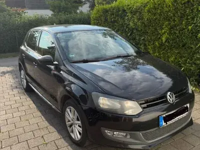 Gebraucht VW Polo Trendline 90 PS (66 kW) 2011 Schwarz Kleinwagen