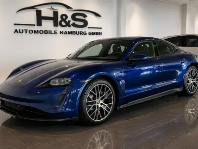 Gebraucht Porsche Taycan 350 kW (476 PS) 2022 Enzianblau Limousine