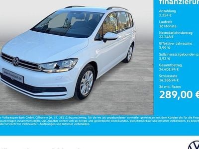 Gebraucht VW Touran Comfortline 150 PS (110 kW) 2022 Weiß Van / Kleinbus