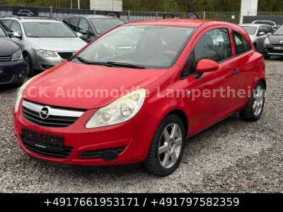 Używany Opel Corsa Selection 80 KM (58 kW) 2009 Czerwony Hatchback