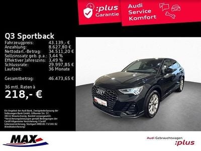 Usata Audi Q3 Sportback S-Line 150 CV (110 kW) 2025 Nero SUV