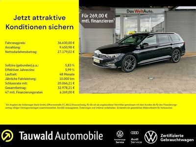 Second-hand VW Passat R-line 190 CP (139 kW) 2023 Negru Break