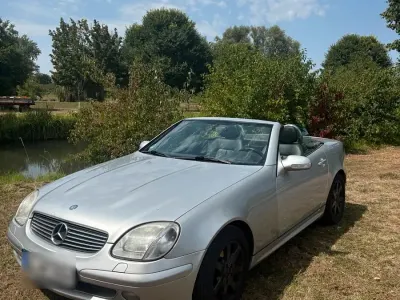 Gebraucht Mercedes SLK200 163 PS (119 kW) 2001 Silber Cabrio