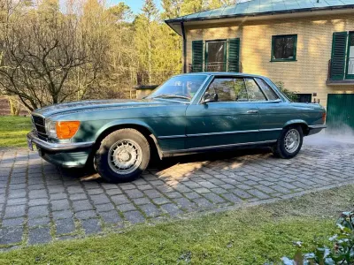 Käytetty Mercedes 500 241 HP (177 kW) 1981 Sininen Coupe - kaksiovinen