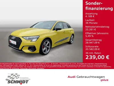 Gebraucht Audi A3 Advanced 150 PS (110 kW) 2022 Pythongelb metallic Limousine