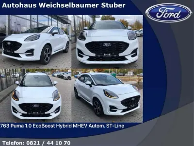 Neu Ford Puma ST-Line 125 PS (91 kW) 2025 Ein traum in frost weiß SUV