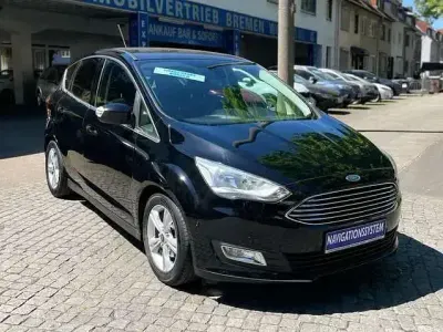 Gebraucht Ford C-MAX Titanium 125 PS (91 kW) 2016 Iridiumschwarz metallic Van / Kleinbus