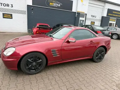 Gebraucht Mercedes SLK200 163 PS (119 kW) 2003 Rot Cabrio