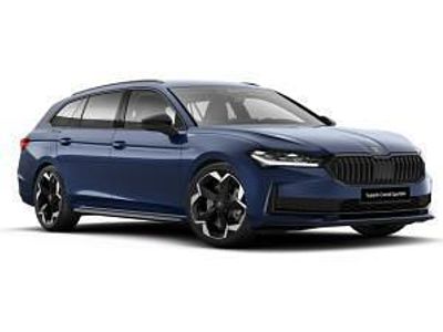 Neu Skoda Superb SportLine 204 PS (150 kW) 2026 Blau (atlantik blau metallic) Kombi