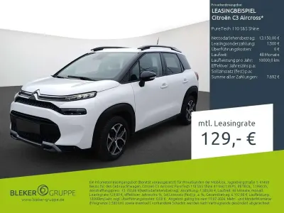 Gebraucht Citroën C3 Aircross Shine 110 PS (80 kW) 2023 Weiß SUV