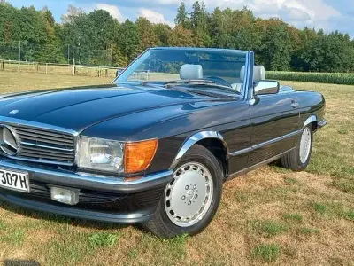 Gebraucht Mercedes SL420 204 PS (150 kW) 1988 Blau Cabrio