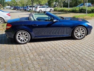 Usata Mercedes SLK350 272 CV (200 kW) 2006 Blu Cabrio