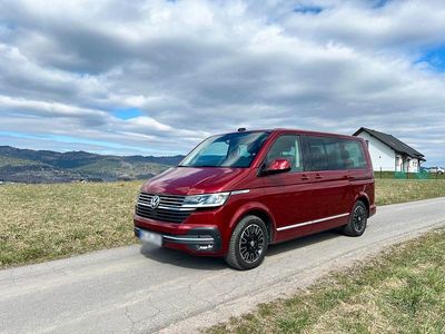 Używany VW T6 Highline 199 KM (146 kW) 2019 Czerwony Van