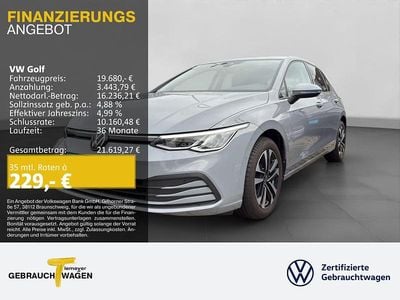 Grau Gebraucht 2021 VW Golf VIII United | 17.980 € (Guter Preis)