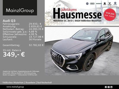 Gebraucht Audi Q3 Advanced 150 PS (110 kW) 2023 Mythosschwarz metallic SUV